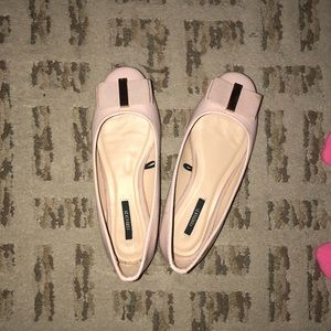 Pink flats